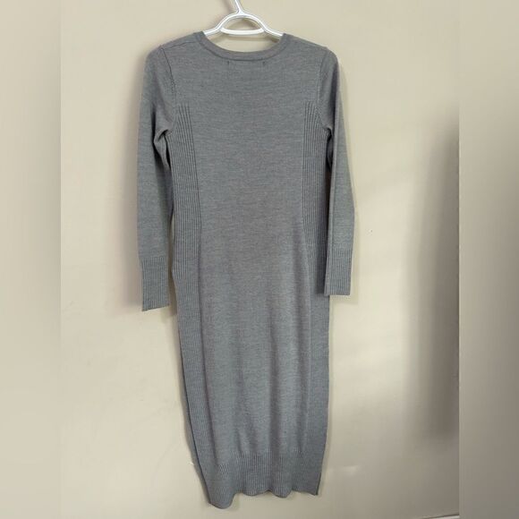 Max Studio Gray Long Sleeve Tunic - Picture 5 of 7